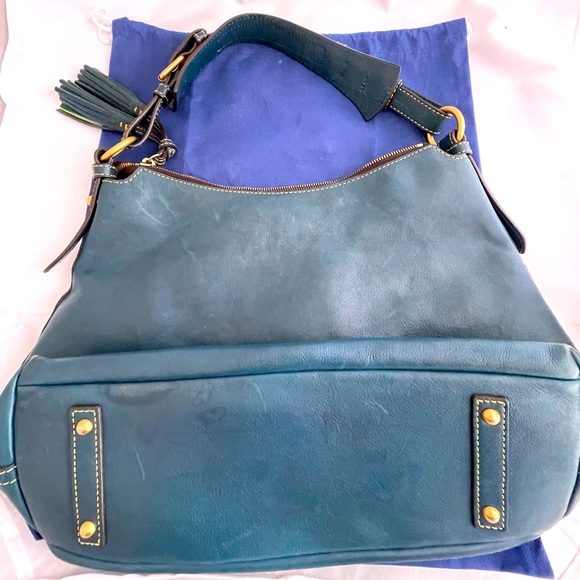 Dooney & Bourke Teal Handbag - Picture 2 of 9
